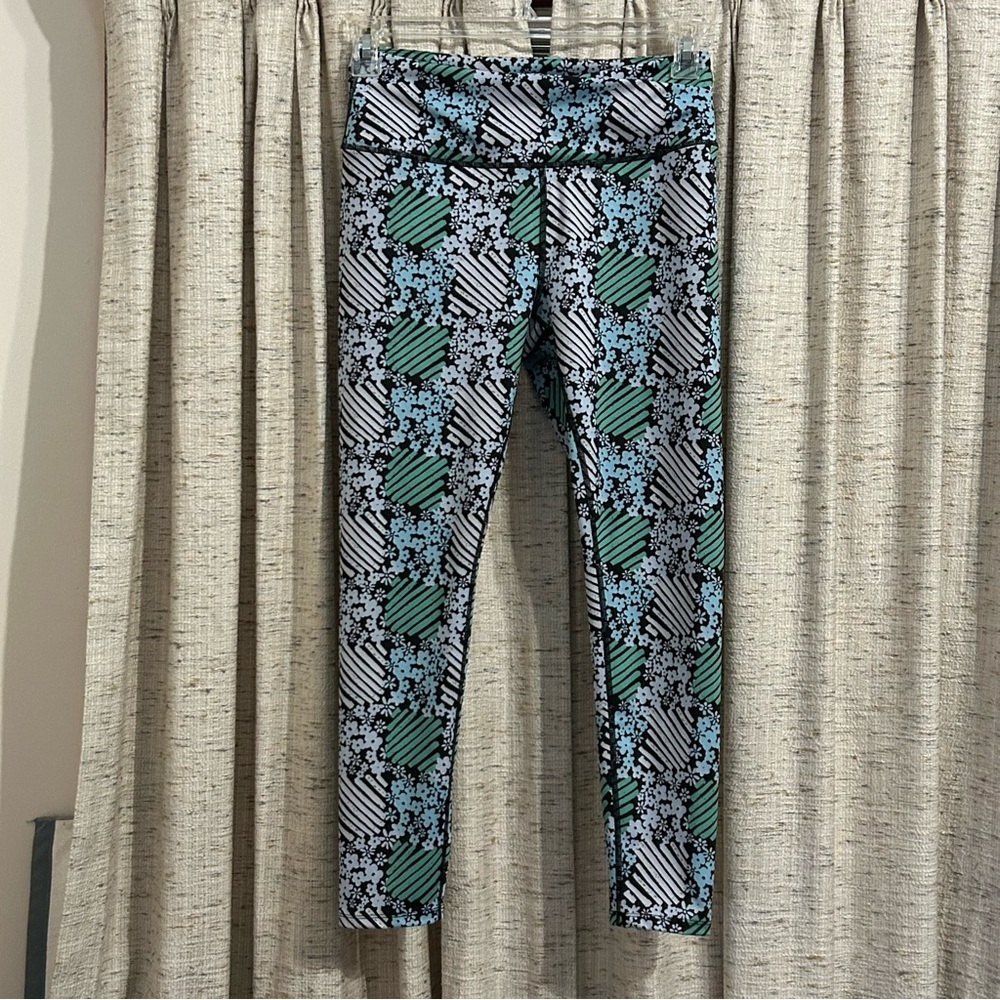 Free People Movement Daisy Check Lose Control Crop Legging - Medium